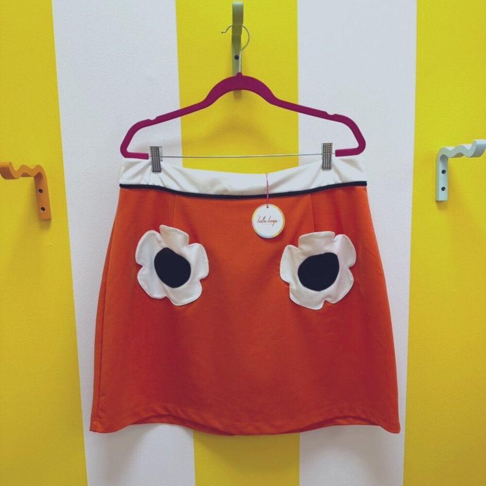 Smak Parlour Orange Flower Power Mini Size 1X Nw/oT